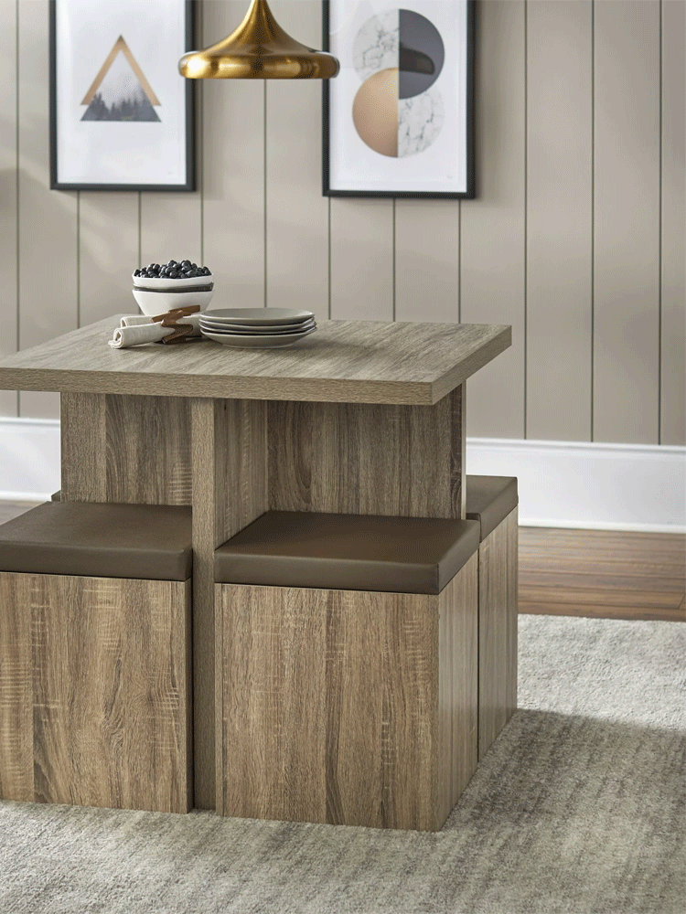 This Dining Set Tucks Away When Not in Use—And Is Only $219