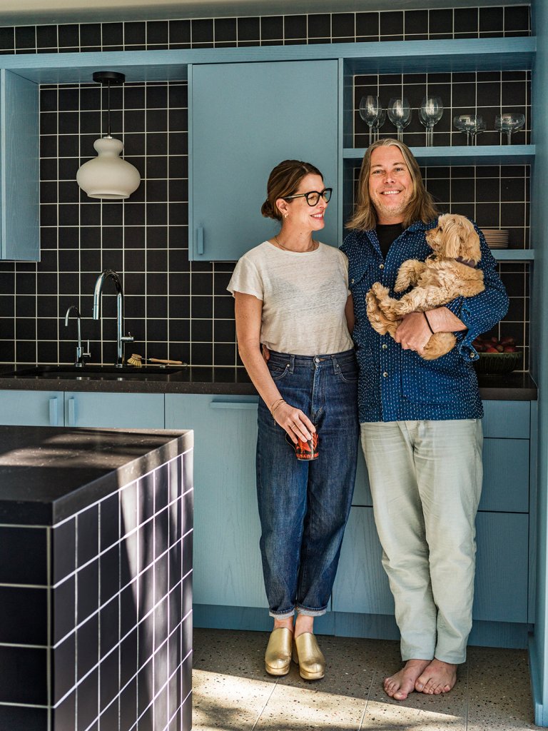 couple in kitchen
